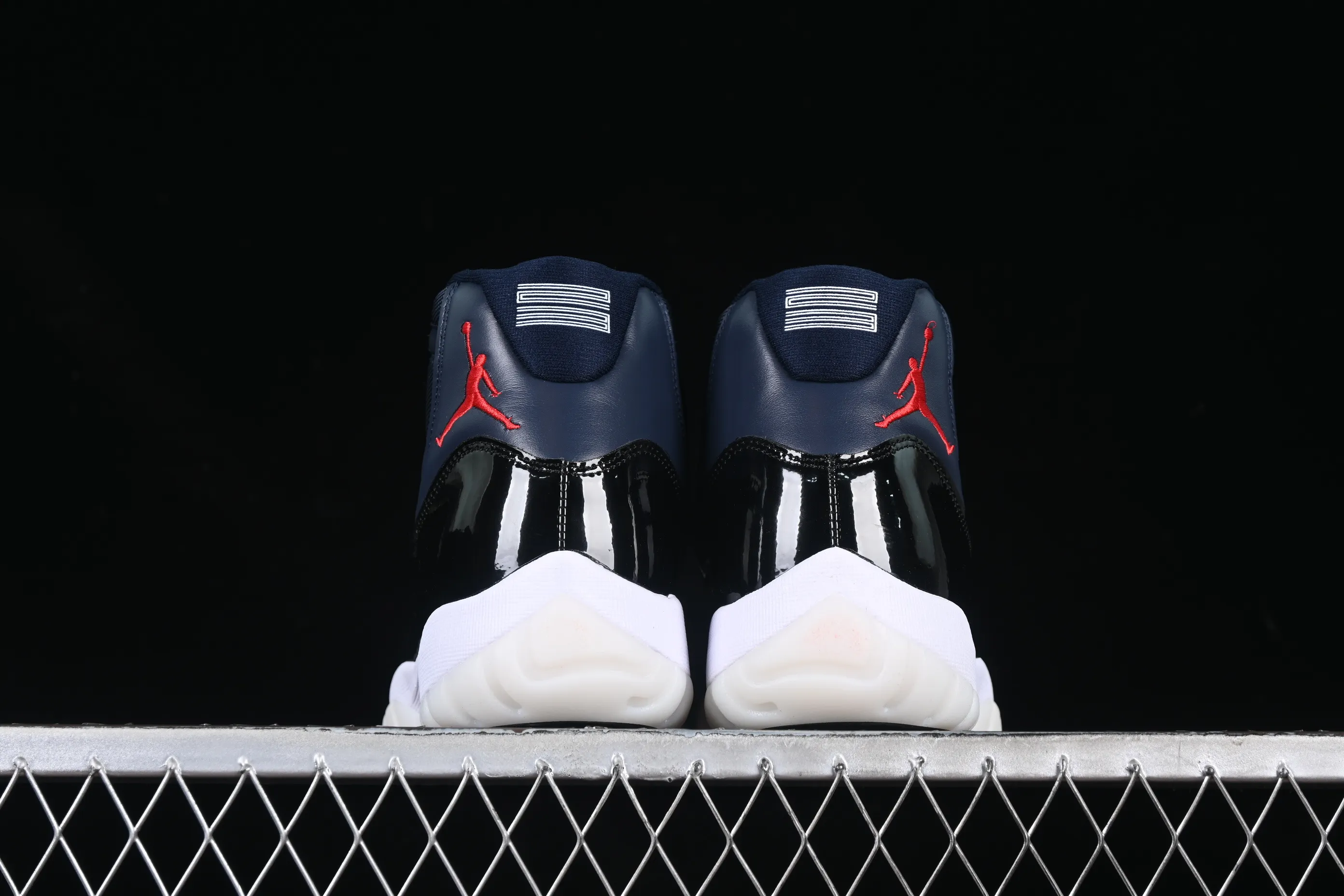 All categories Air Jordan Jordan series basketball shoes Air Jordan 11 Air Jordan 11 Retro AJ11 Joe 11 navy blue high-top basketball shoes CT8012-406